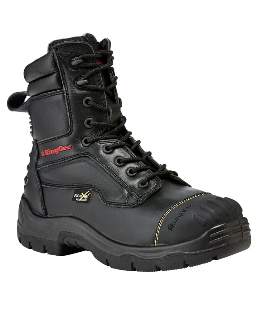 KingGee Mens Phoenix 8Z Side Zip Boot (Black)