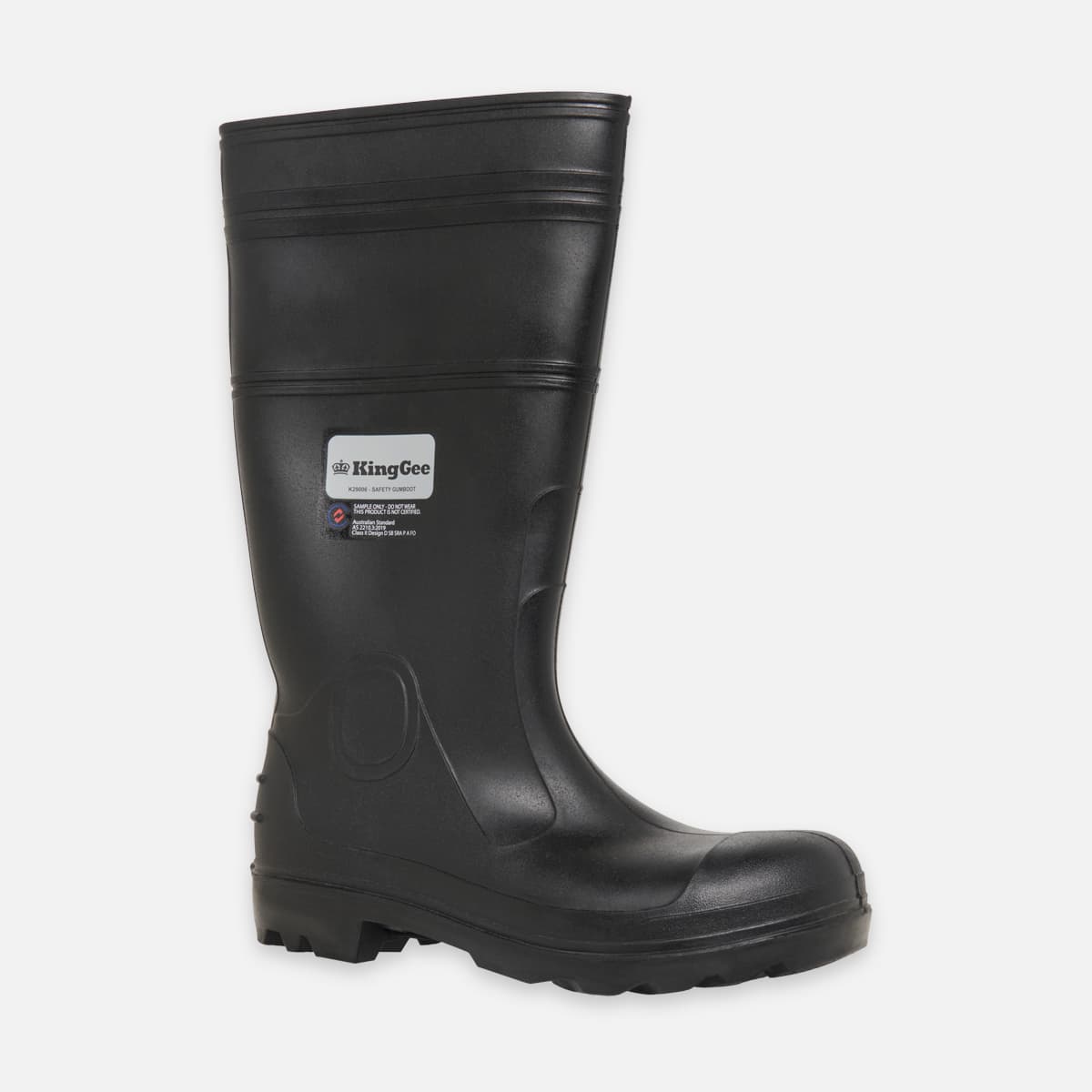 KingGee Hydroguard Safety Gumboot (Black)_3