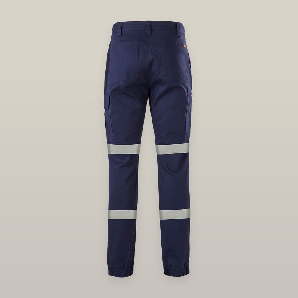 Hard Yakka Cargo Cuffed Pant with Tape (Navy)_1