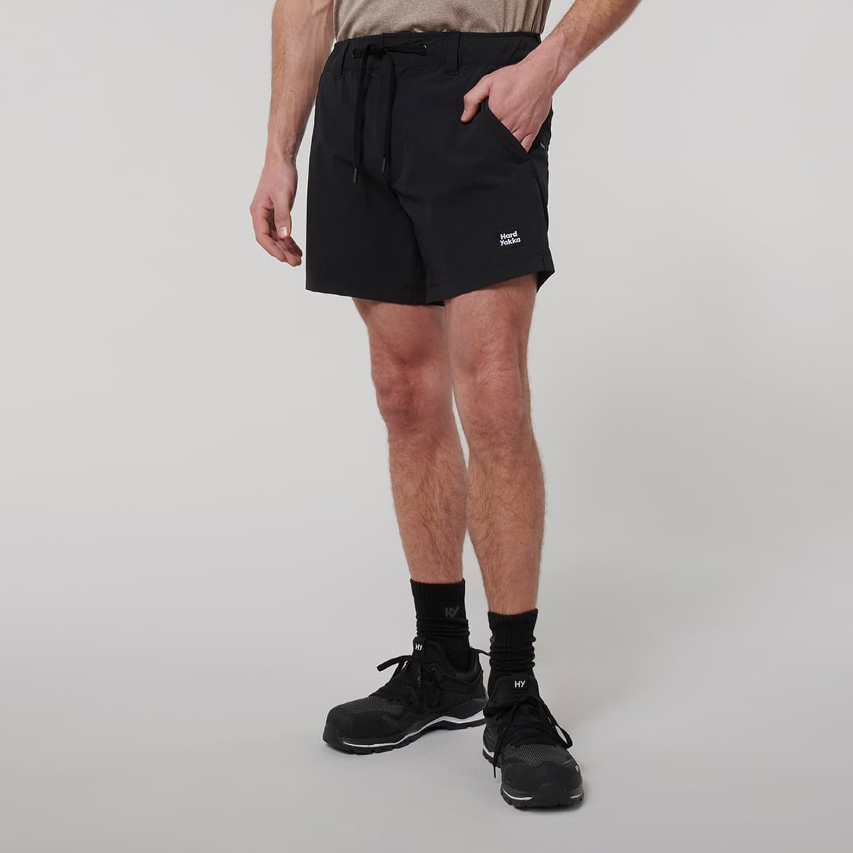 Hard Yakka Mens X Short Shorts (Black)_1