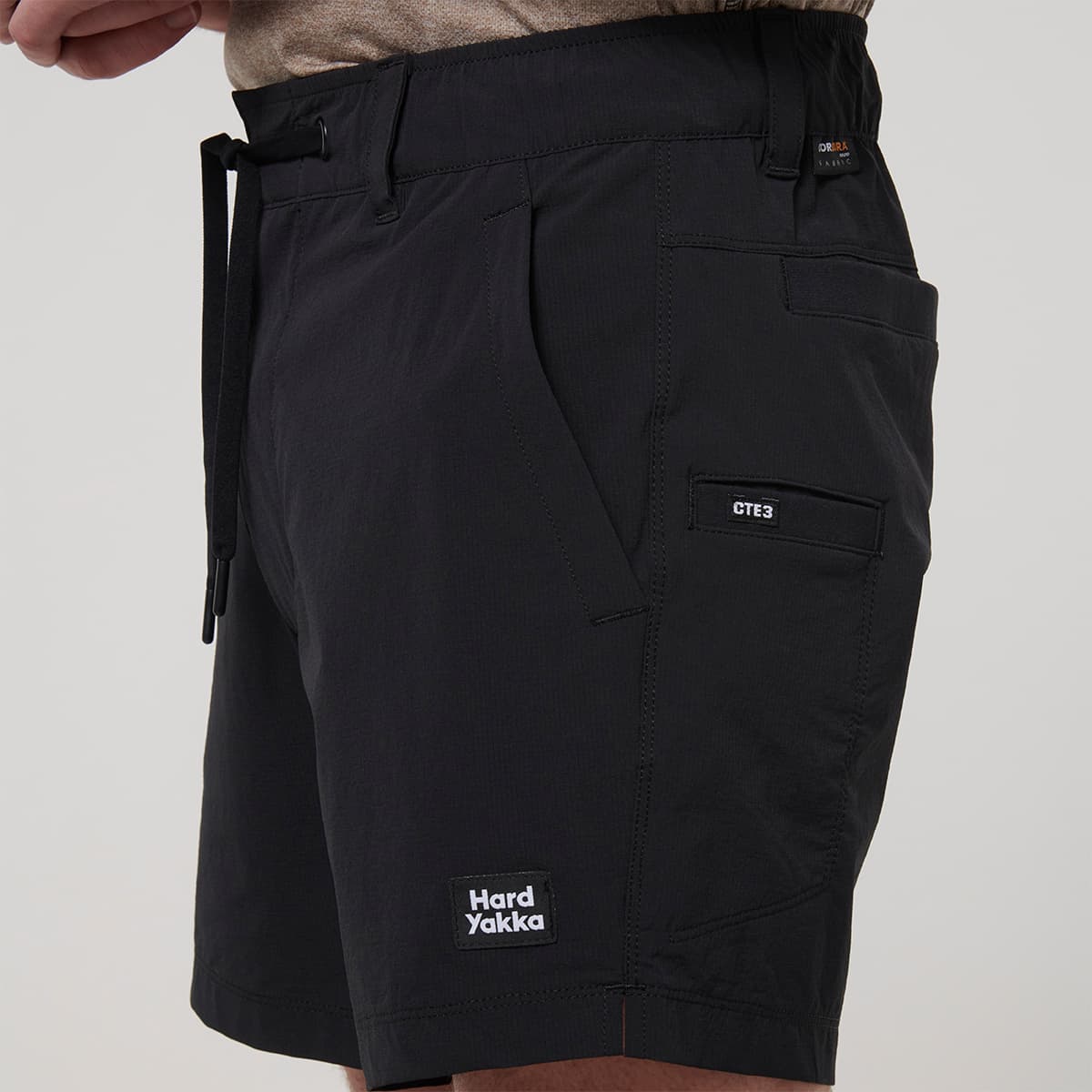 Hard Yakka Mens X Short Shorts (Black)_6