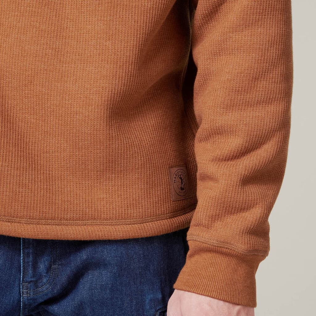 Hard Yakka Sherpa Henley (Walnut)_5