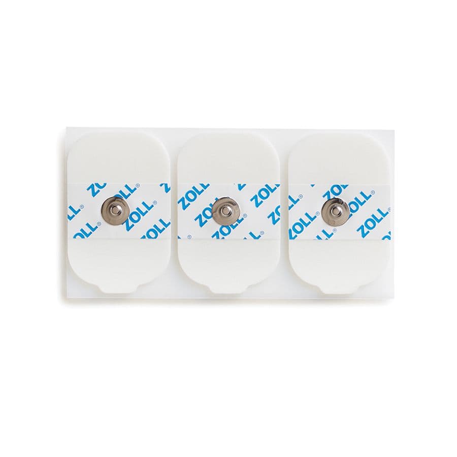 Zoll ECG Rectangular Electrodes, 3 Per Pouch/600 Case_2